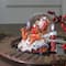 5.5" Santa Claus on Sleigh with Reindeer Musical Christmas Snow Globe